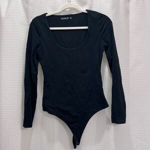 Abercrombie Soft A&F Collection Scoop Neck Bodysuit